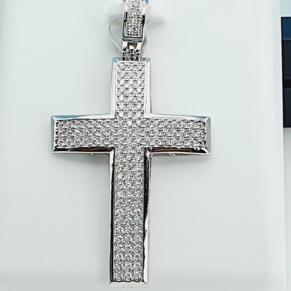 "925 Sterling Silver Cubic Zirconia Pendant, UU1P6A6029 - Picture 2 of 8